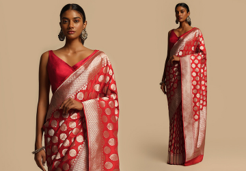 7 Banarasi Silk Sarees For Brides That Will Melt Your Heart