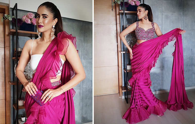 6 Superhit Bollywood Inspired Ruffle Sarees For Your Parties