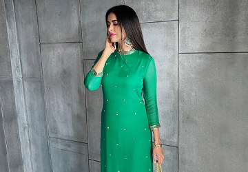 Alisha Pekha's Kurta Set Is Making Us Go Green With Envy