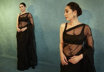 Karishma Kapoor Looks A Beauty Beyond Compare In A Sabyasachi Sheer Saree