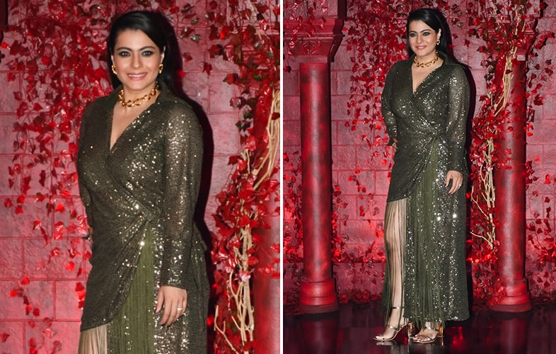 Check Out Shimmer Fashion Goals By Kajol In Deme By Gabriella X KALKI Ensemble