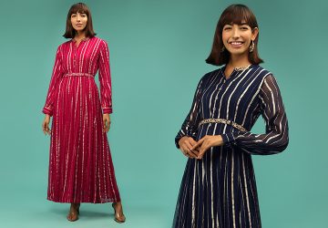 Update Your Style Statement With These Designer Long Georgette Kurtis