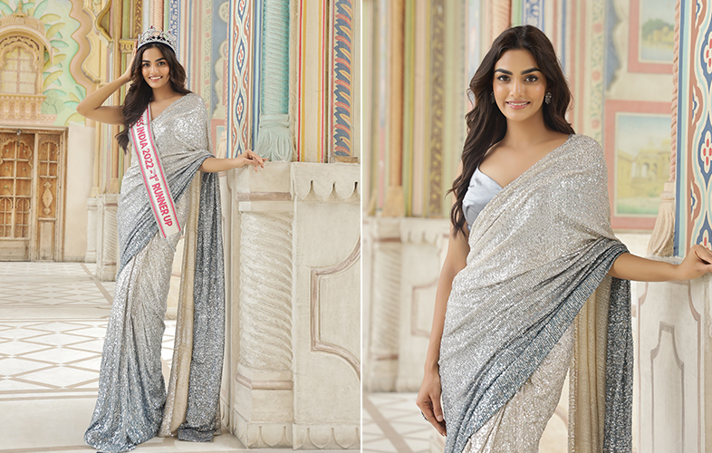 5 Stunning Shimmer Sarees For Your Trousseau