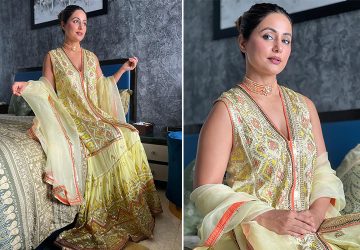 We Are Loving Hina Khan's Pretty Yellow Outfit