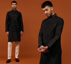 8 New Men's Black Kurta Designs To Style In Different Occasions