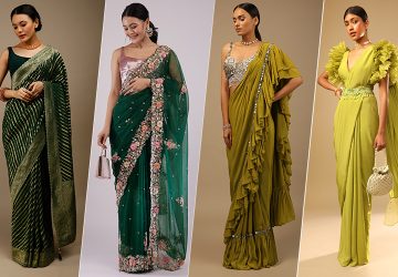 How To Style A Green Saree?