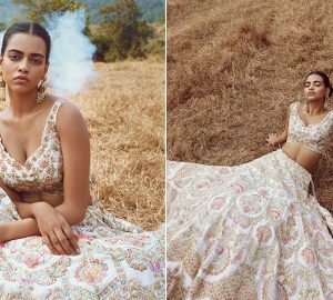 Enchanted Frost Tales of Ivory Lehengas and Fairytale Dreams
