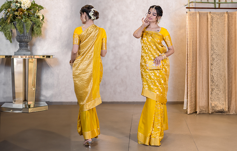 Step-by-Step Tutorial for Gobbe Saree Draping
