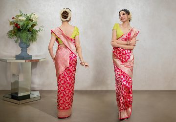 Santhal Drape Style Saree Draping: A Traditional Tribal Art Form