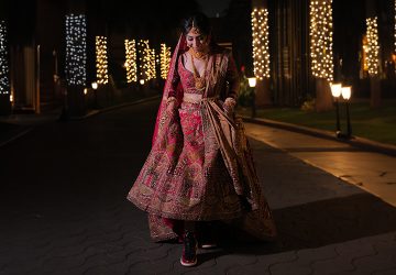 Breaking Bridal Norms: Nikita's Stylish Fusion of Lehenga and Sneakers