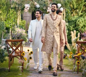 October Wedding Groom Trends: Sherwanis to Indo-Western Sets